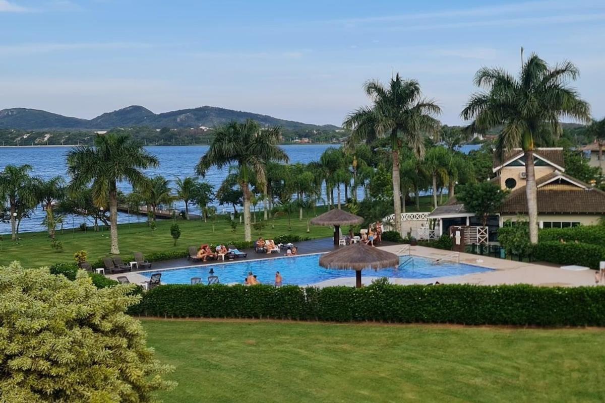Completo Apartamento Em Resort Na Beira Da Lagoa Флорианополис Экстерьер фото